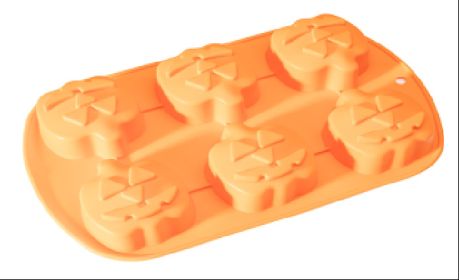 Creative Pumpkin Cake Mold DIY Handmade Baking (Color: Orange)