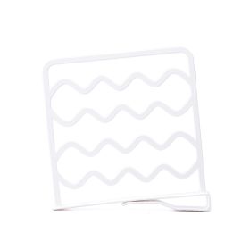 Partition Storage Splitter Plate Nail-free (Color: White)